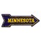 Signmission Minnesota 2 Arrow Decal Funny Home Decor 18in Wide D-A-999744 - alternate 1